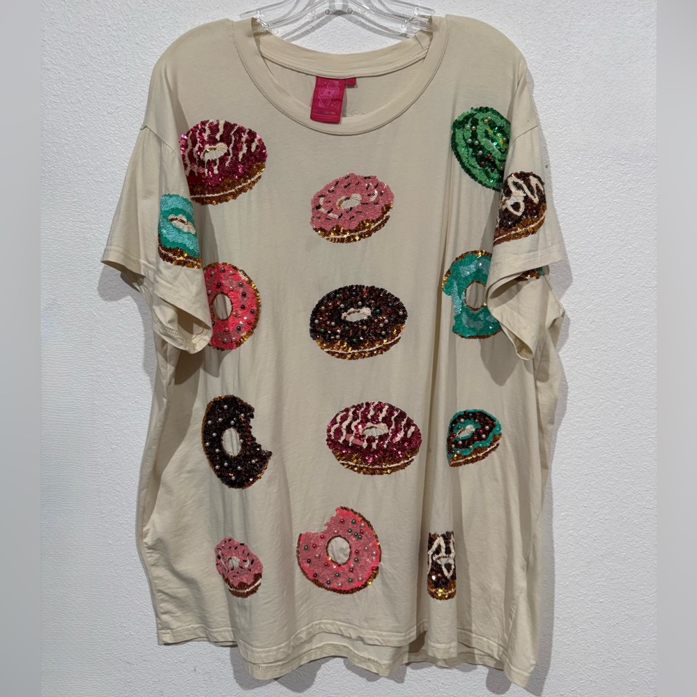 Sequin Donut Shirt